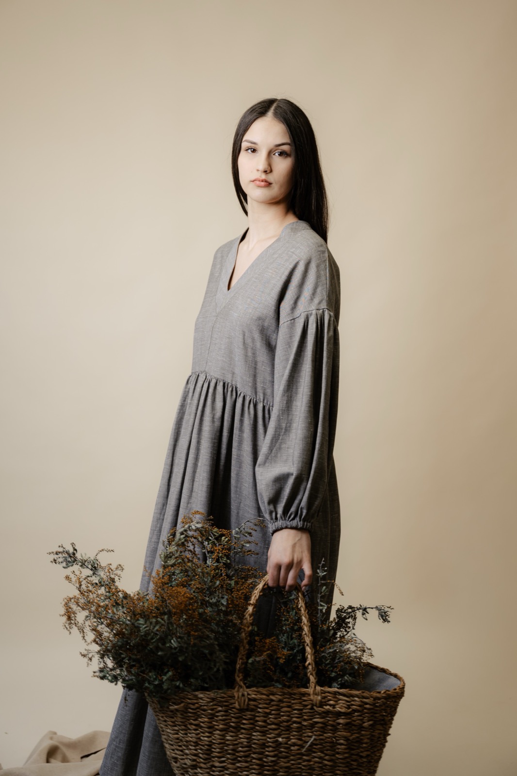 lněné šaty Marie krojinak